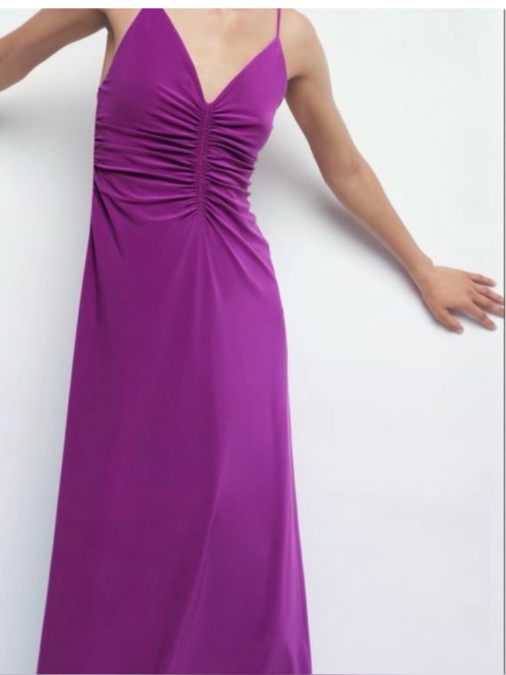 Zara Purple Midi Dress